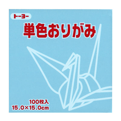 100 Papiers Origami Ciel - Toyo - 15x15 cm-Papier origami-AdelineKlam