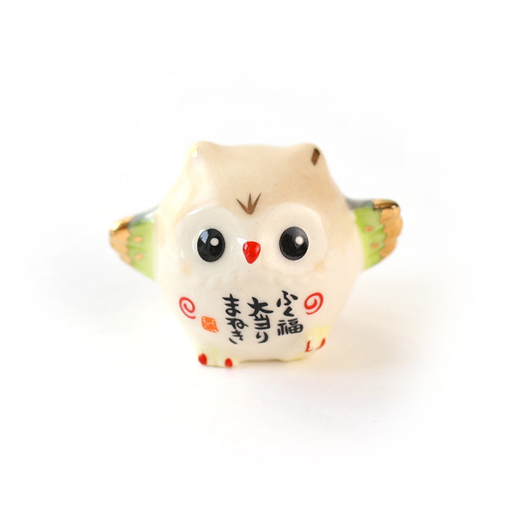 Small Ceramic Grigri - Owl - Luck